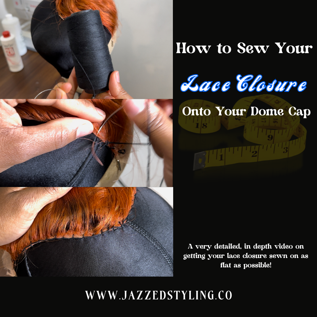 How To Sew a Lace Closure - Video Tutorial